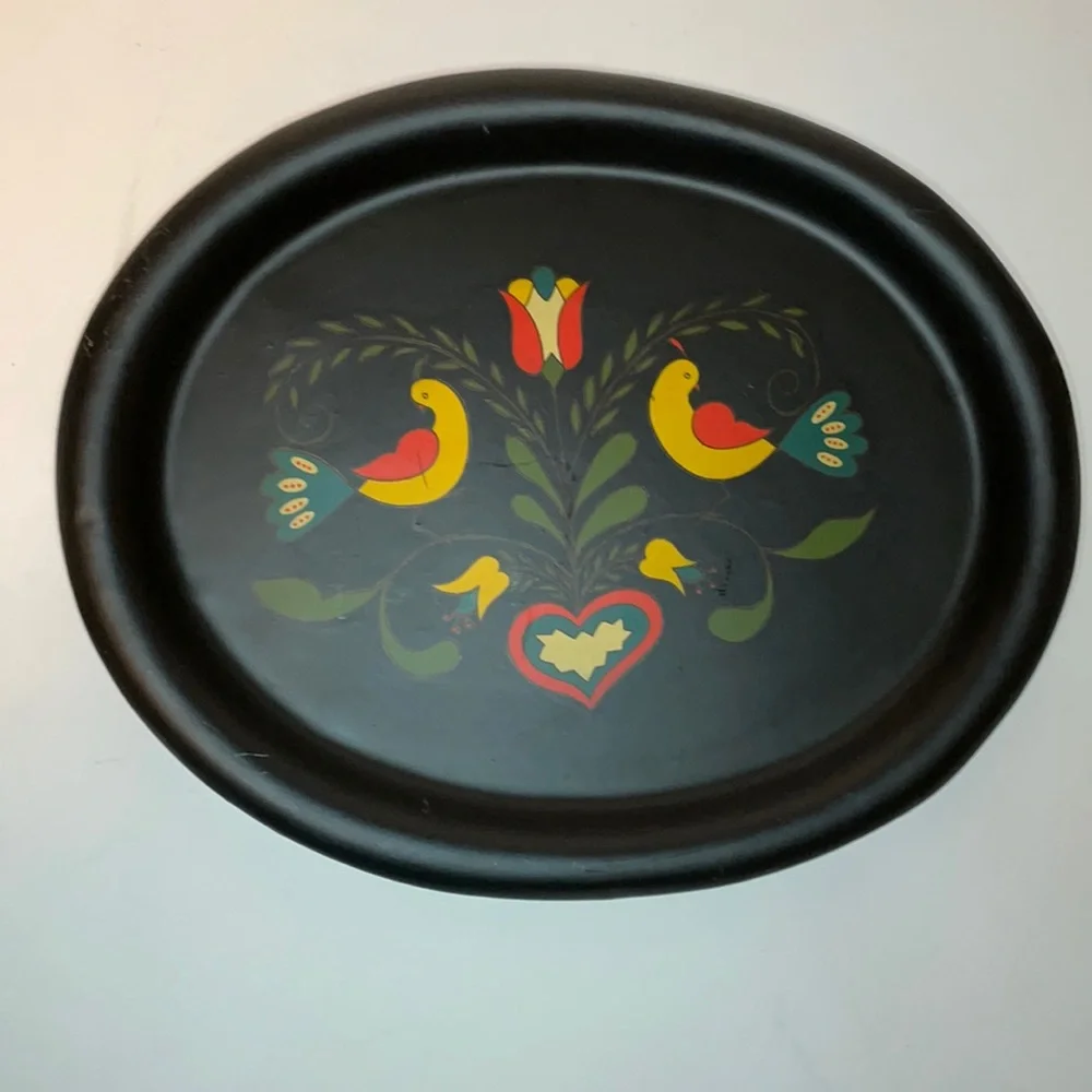 Vintage 1960s bird tray